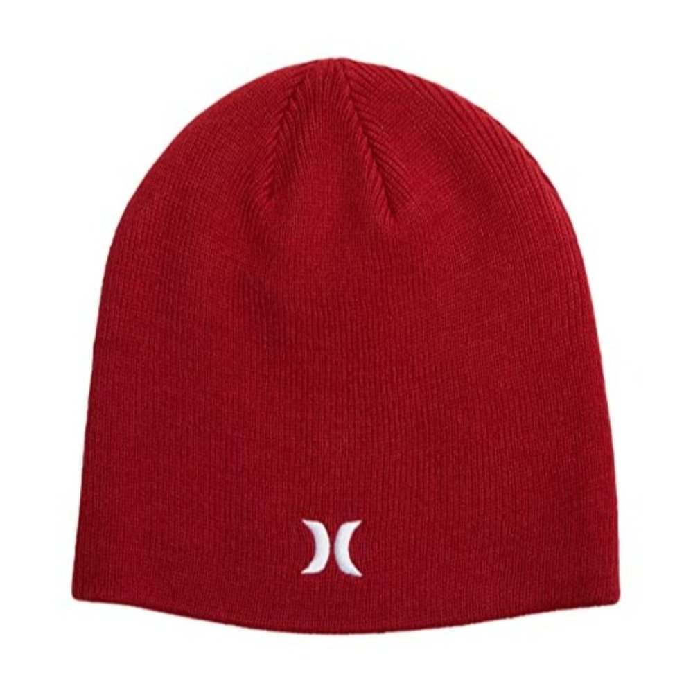 HURLEY Icon Staple Beanie - Red - NWT